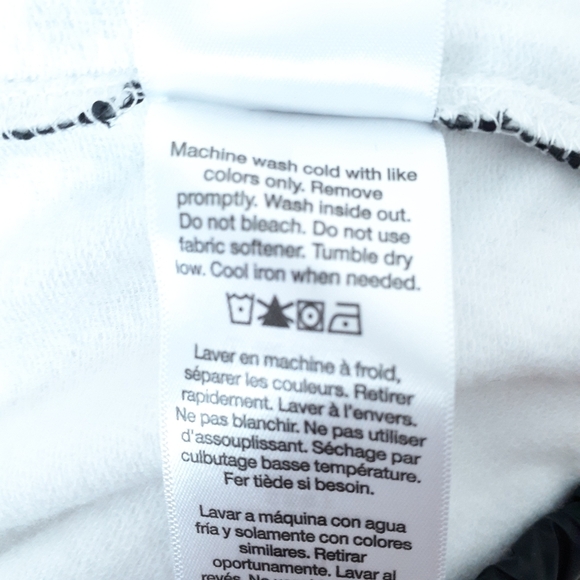 DKNY Sport Womens Joggers XL WHite Black 708 - Picture 6 of 6